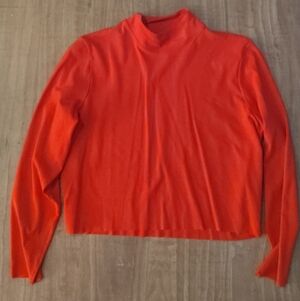 Nike Dri-FIT Red Yoga Top Crop